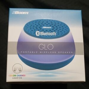 2Boom Glo Portable Wireless Speaker Bluetooth Color Changing New In Box